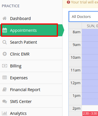 How_to_reach_aapointments_calendar_in_healcon_practice_software.png